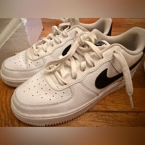 Nike Air Force 1 Low GS White Black Youth